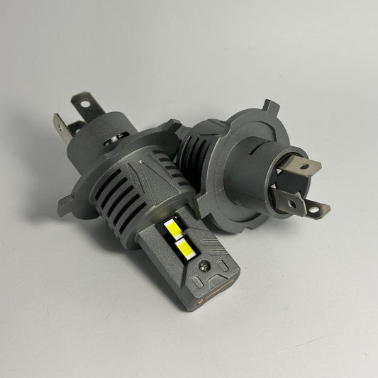 H4 LED MINI 60w 4000lm 6000k komplektas | Automobiliams