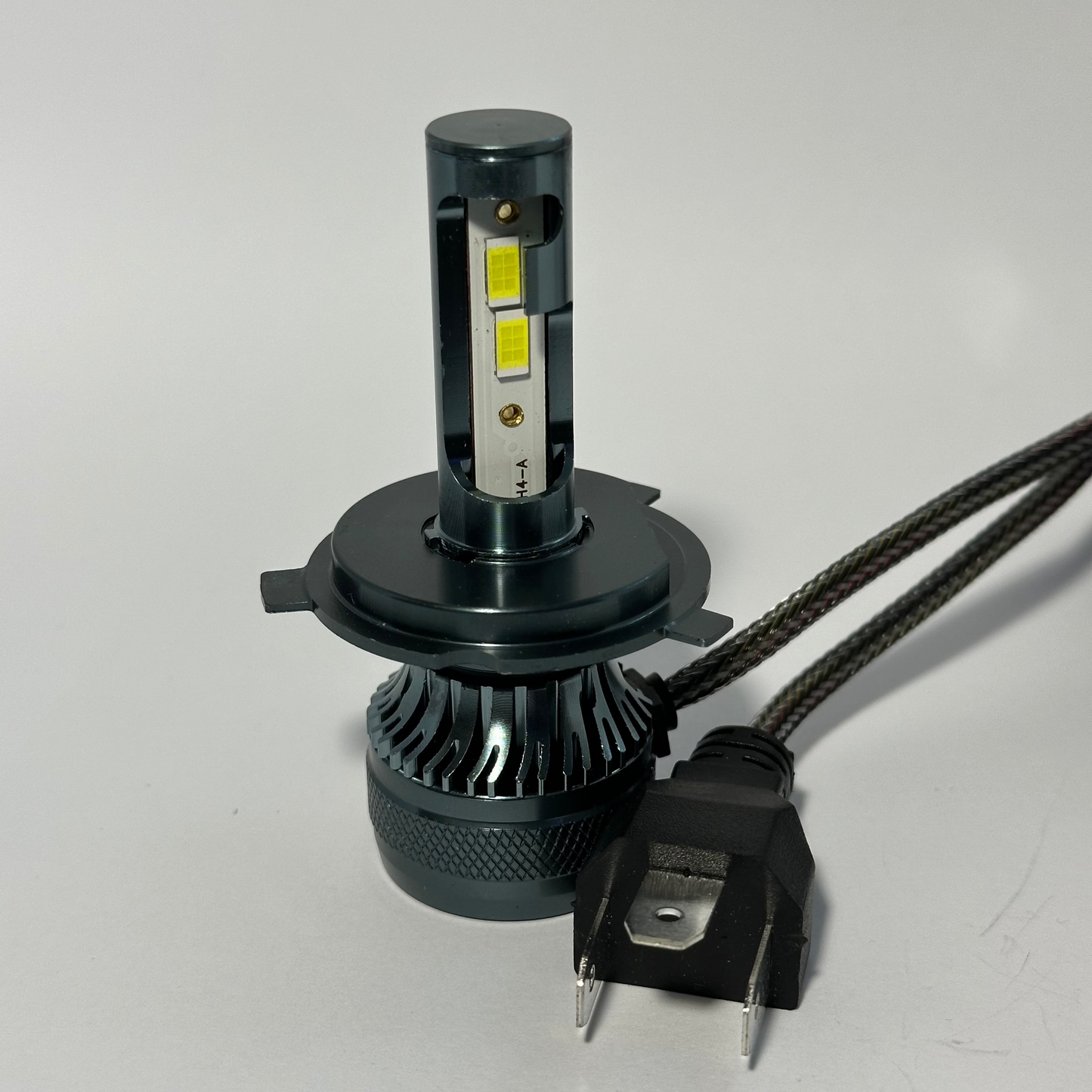 H4 LED 60w 4400lm 6000k komplektas | Automobiliams