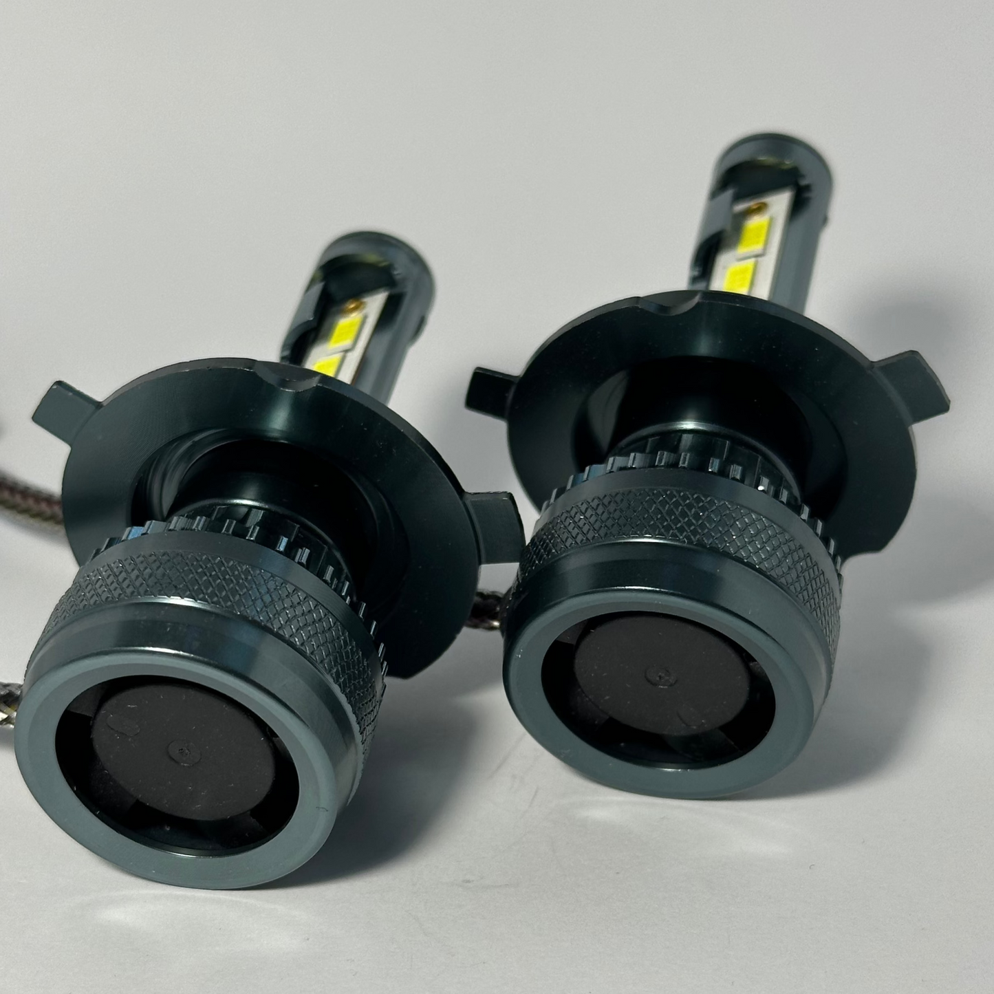 H4 LED 60w 4400lm 6000k komplektas | Automobiliams