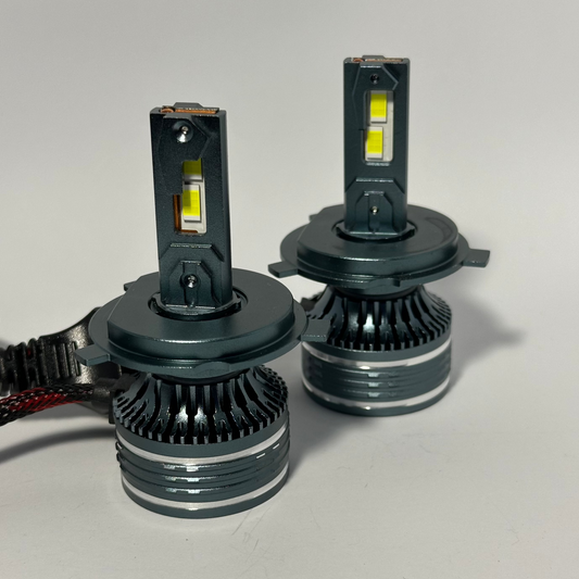 H4 LED 130w 8000lm 6000k komplektas | Automobiliams