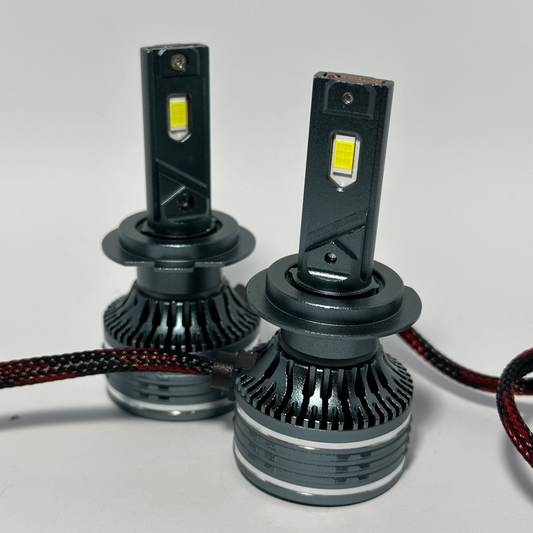 H7 LED 130w 8000lm 6000k komplektas | Automobiliams